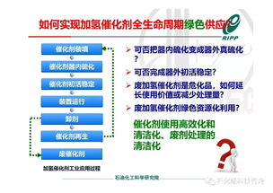 RIPP加氢催化剂全生命周期绿色供应链技术开发进展