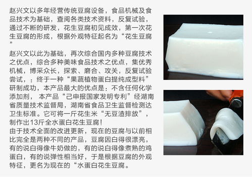 辽宁正宗水蛋白花生豆腐 长沙春飞食品科技公司的技术开发与高清视觉呈现